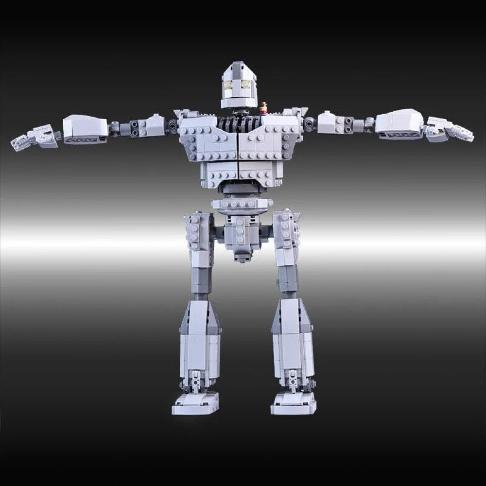 MOC The Iron Giant Robots Model Building Blocks Kids DIY Robot Bricks 818 Pieces The Iron Giant Building Blocks
