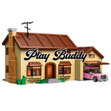 MOC The Simpsons House 2523PCS Building Blocks Assembly Bricks w/ 6 Figures The Simpsons House Building Blocks