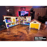 MOC The Simpsons House 2523PCS Building Blocks Assembly Bricks w/ 6 Figures The Simpsons House Building Blocks