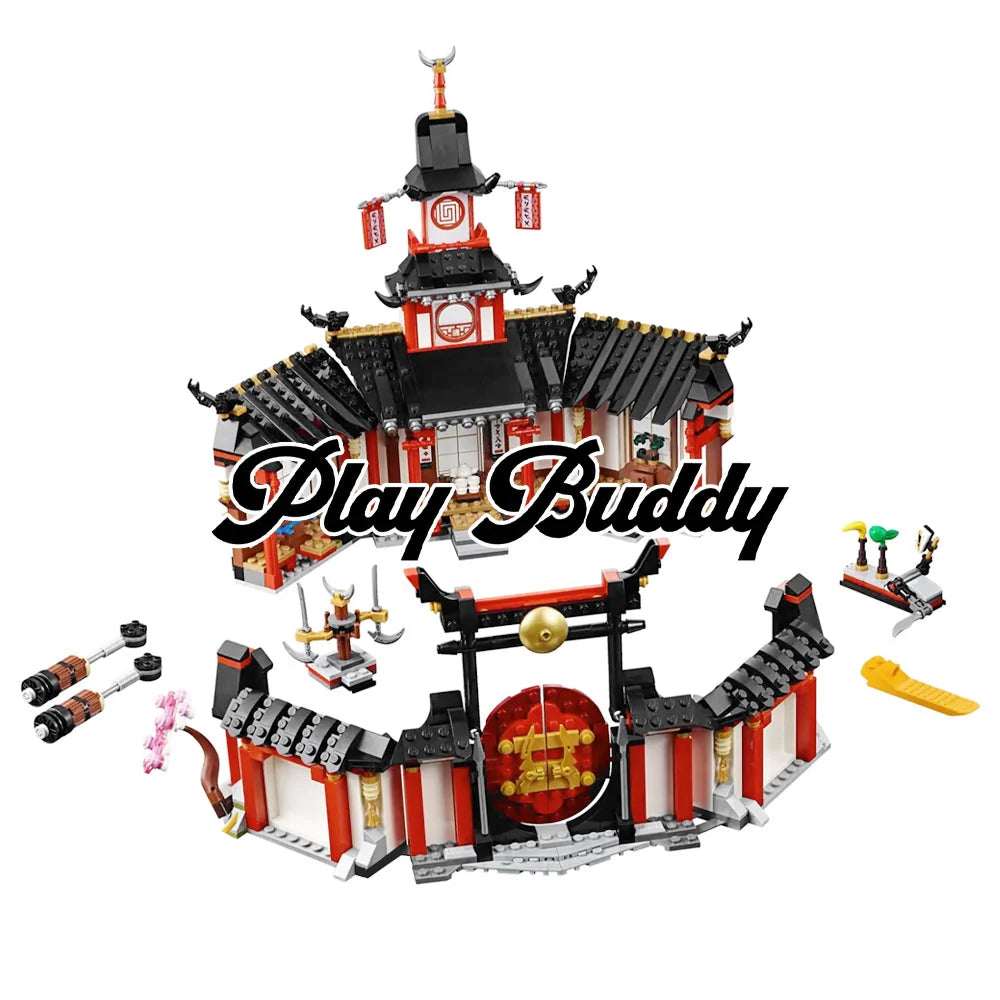 Monastery of Spinjitzu Building Blocks 1070PCS w/ Figures (70670) ABS Kit Monastery of Spinjitzu Building Blocks