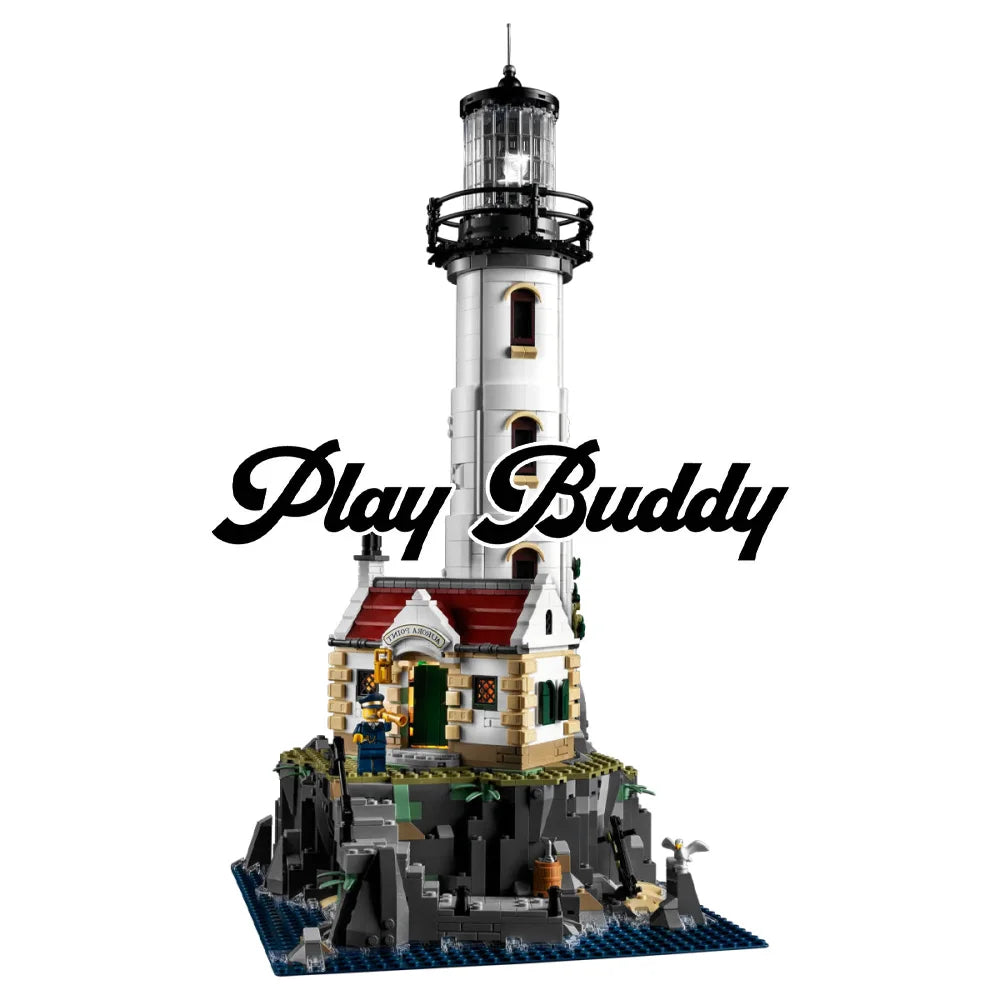 Motorised Lighthouse Building Blocks 2065PCS + 2 Figures (21335) ABS Kit Motorised Lighthouse / 2065 Pieces Building