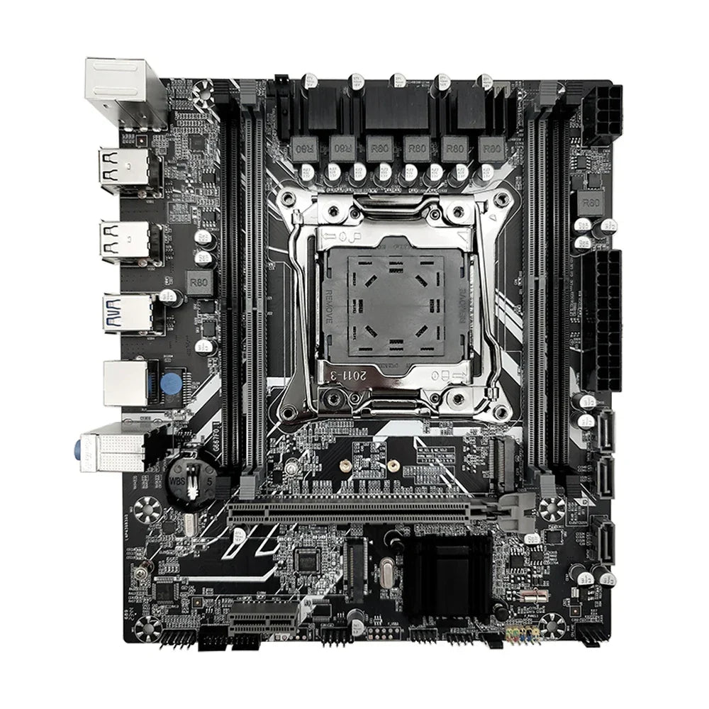 New X99 LGA2011-3 mATX Gaming Motherboard USB3.0 M.2 NVMe SSD DDR4 ECC Memory X99 LGA2011-3 Motherboard
