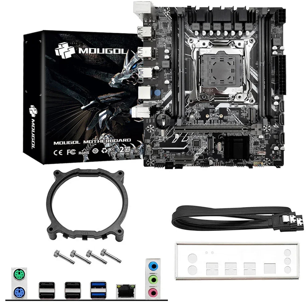 New X99 LGA2011-3 mATX Gaming Motherboard USB3.0 M.2 NVMe SSD DDR4 ECC Memory X99 LGA2011-3 Motherboard