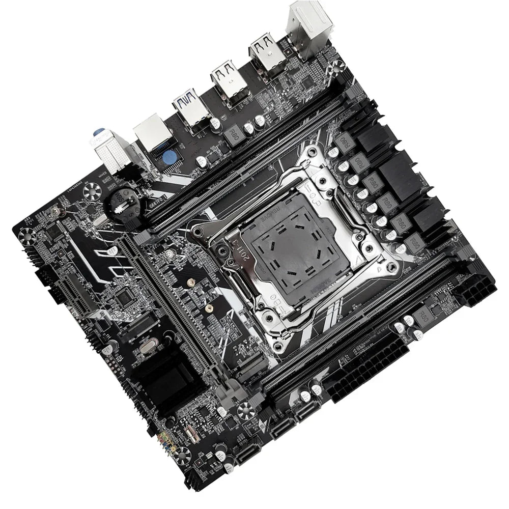 New X99 LGA2011-3 mATX Gaming Motherboard USB3.0 M.2 NVMe SSD DDR4 ECC Memory X99 LGA2011-3 Motherboard