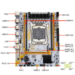 New X99 LGA2011-3 mATX Motherboard + Xeon E5 2680 V4 CPU + DDR4 32GB REG ECC RAM Motherboard + CPU + RAM Motherboard