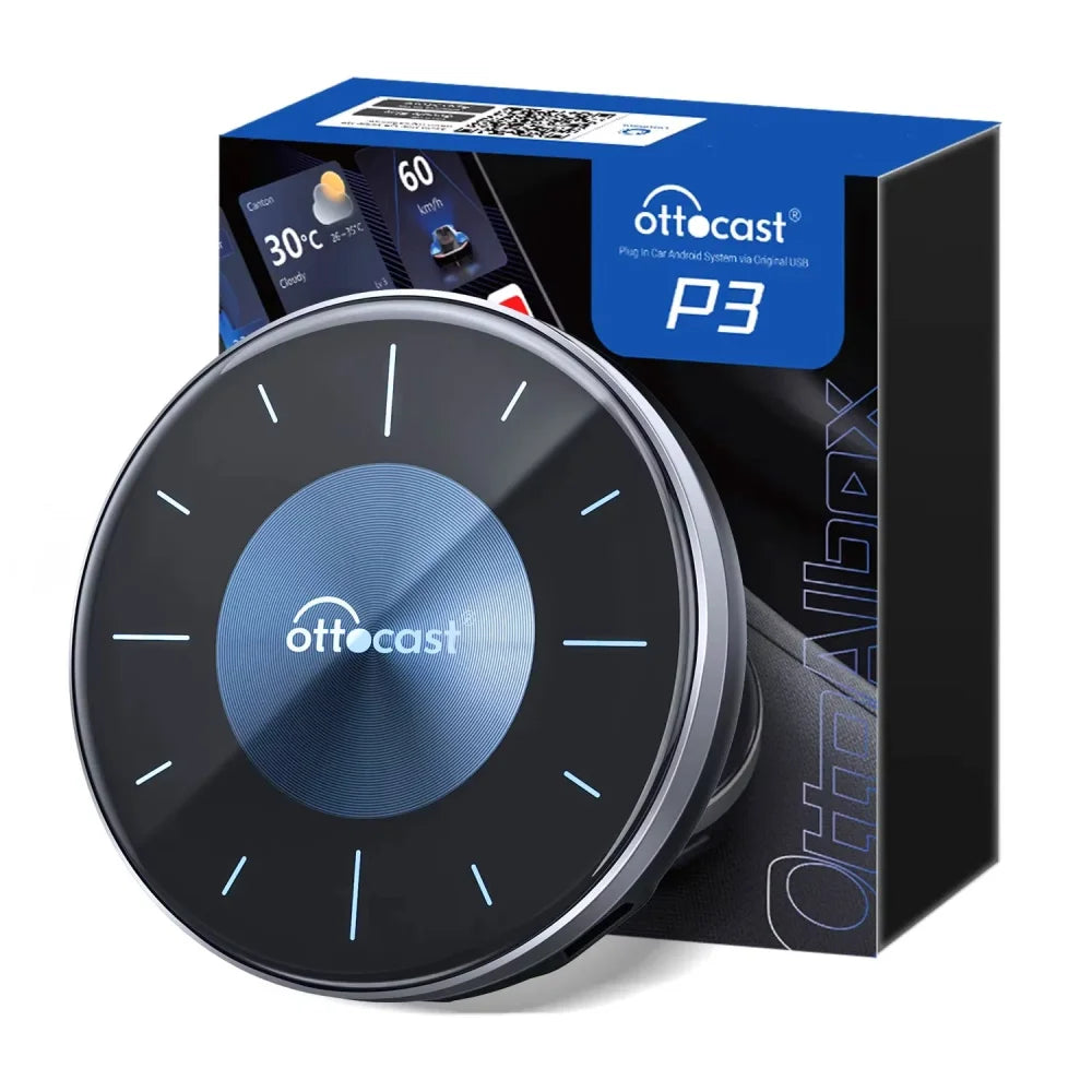 Ottocast ALL-IN-1 HDMI AI Box Wireless CarPlay & Android Auto Netflix YouTube Ottocast P3 / Yes Apple CarPlay & Android