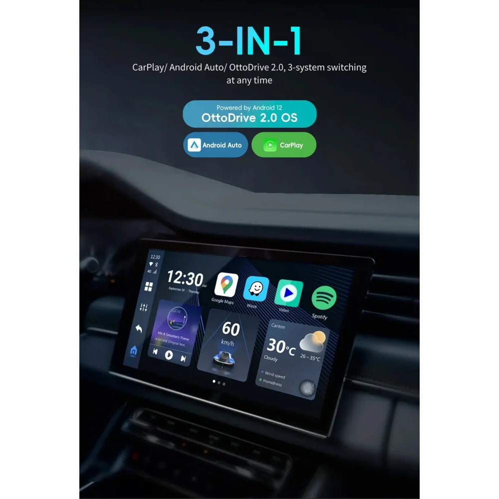 Ottocast ALL-IN-1 HDMI AI Box Wireless CarPlay & Android Auto Netflix YouTube Ottocast P3 / Yes Apple CarPlay & Android