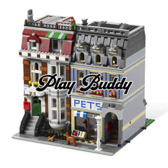 Pet Shop Creator Building Blocks 2032PCS w/ 4 Figures (10218) ABS Kit Pet Shop Building Blocks