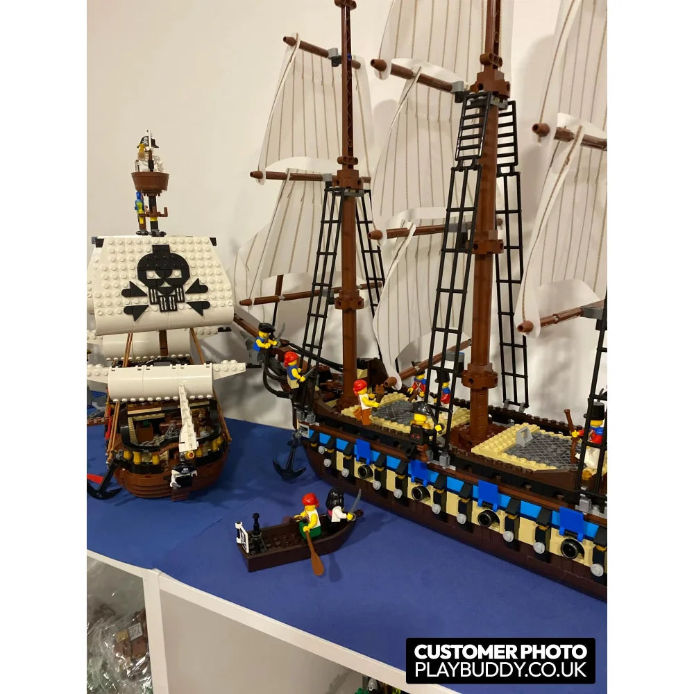 Pirates Of Caribbean Imperial Flagship (10210) 1664PCS Building Blocks & Figures Imperial Flagship Building Blocks