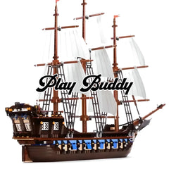 Pirates Of Caribbean Imperial Flagship (10210) 1664PCS Building Blocks & Figures Imperial Flagship Building Blocks