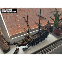Pirates of the Caribbean The Silent Mary Pirate Ship Building Blocks Toy Bricks The Silent Mary Building Blocks
