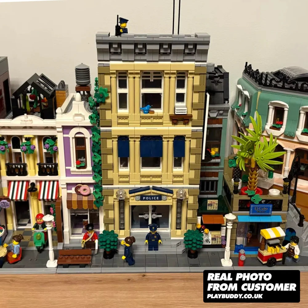 Police Station Creator Building Blocks 2923PCS w/ 5 Figures (10278) ABS Kit Police Station Building Blocks