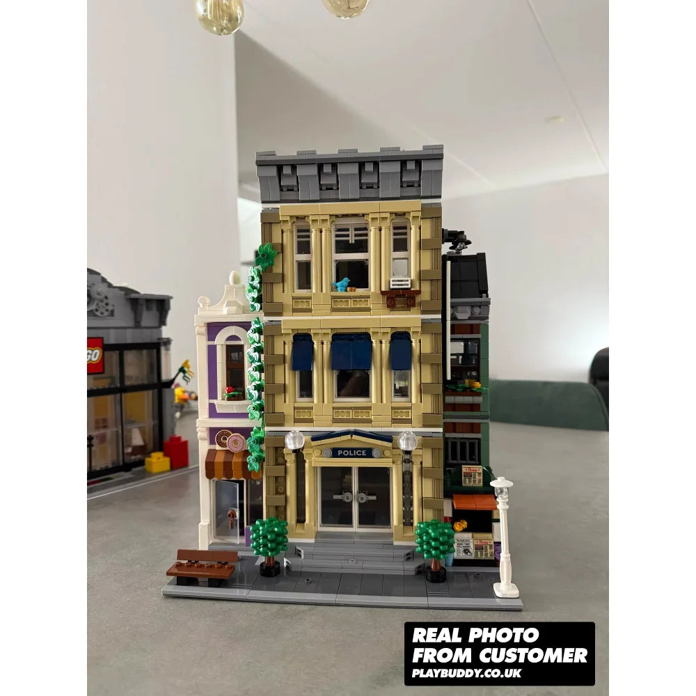 Police Station Creator Building Blocks 2923PCS w/ 5 Figures (10278) ABS Kit Police Station Building Blocks