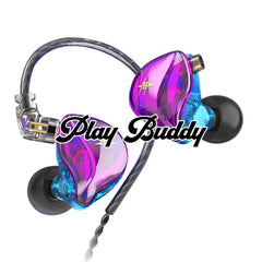 QKZ ZXT MT1 In Ear Earphone Dynamic DJ Monitor IEM Earbuds HiFi Noise Cancelling Headphones