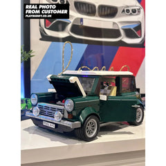 Retro Mini Cooper MK VII Building Blocks Set Classic Vintage Car Toy Gift Mini Cooper MK VII / 1106 Pieces Building