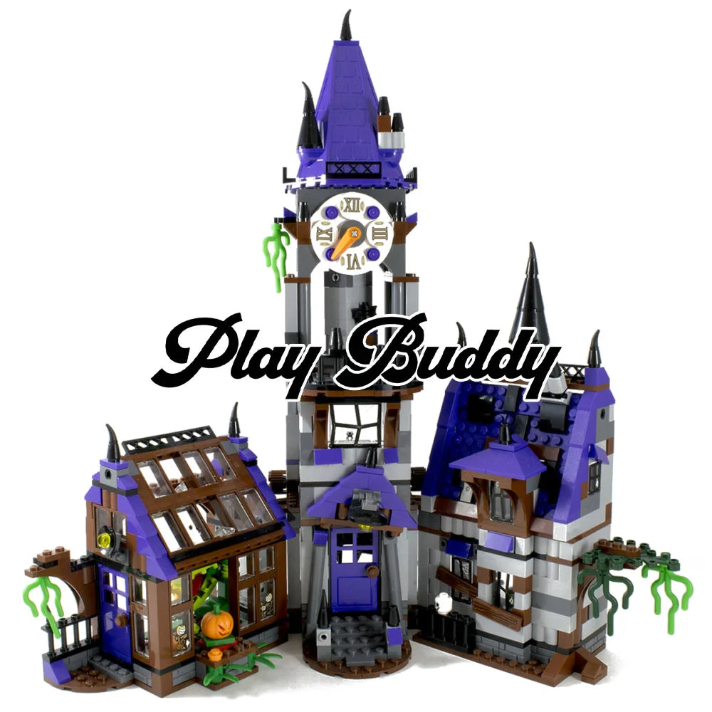 Scooby Doo Mystery Mansion 860PCS Building Set MOC Bricks w/ Figures Scooby Doo Mystery Mansion / 860 Pieces Building