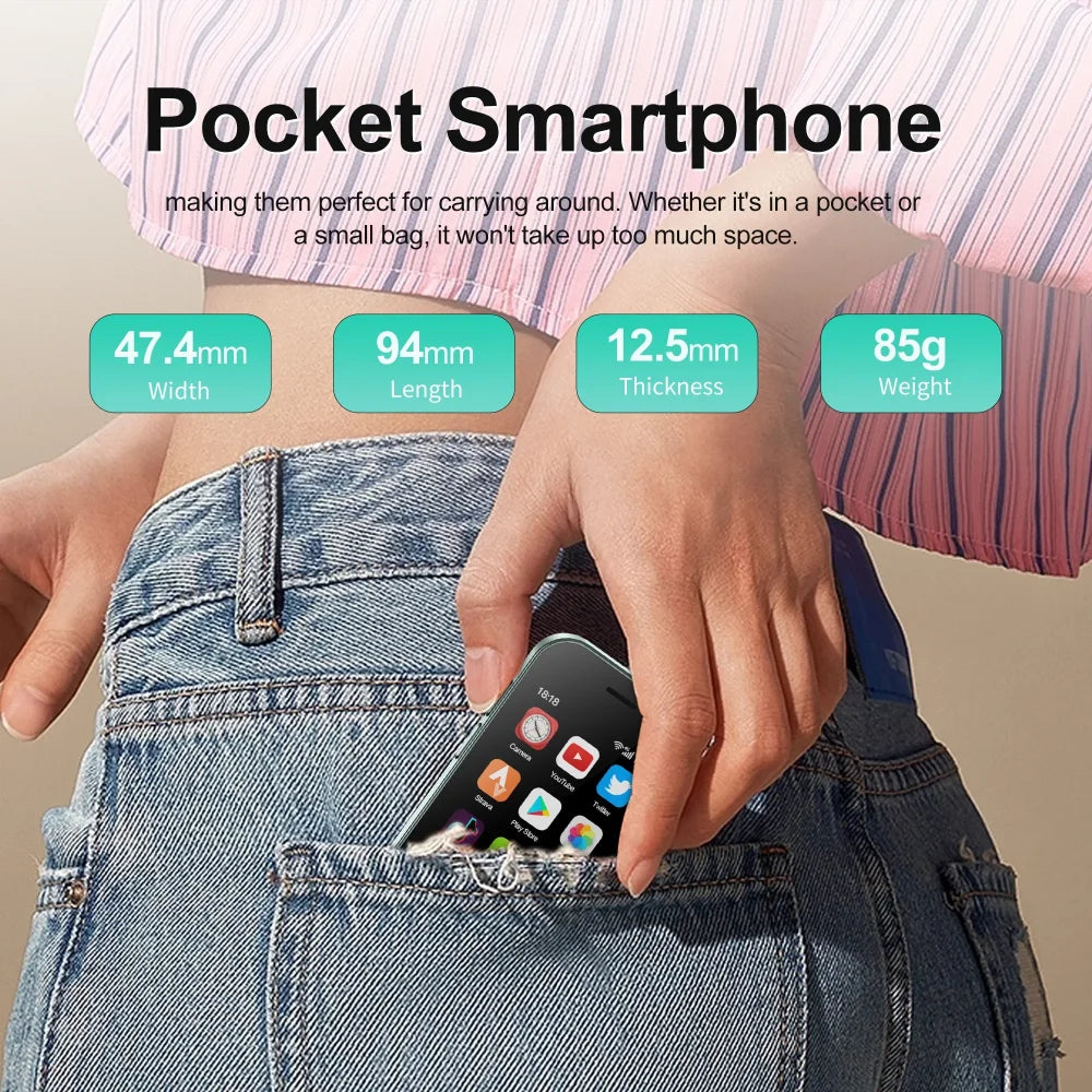 SERVO KING 9000 3.0’’ HD Small Smartphone Android 10.0 4G LTE 2GB 16GB Mini Phone Mobile Phone