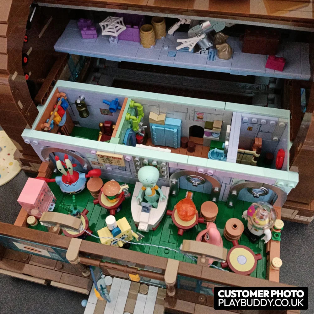 SpongeBob SquarePants Krusty Krab Building Blocks 3200PCS Boxed Krusty Krab / 3200 Pieces Building Blocks
