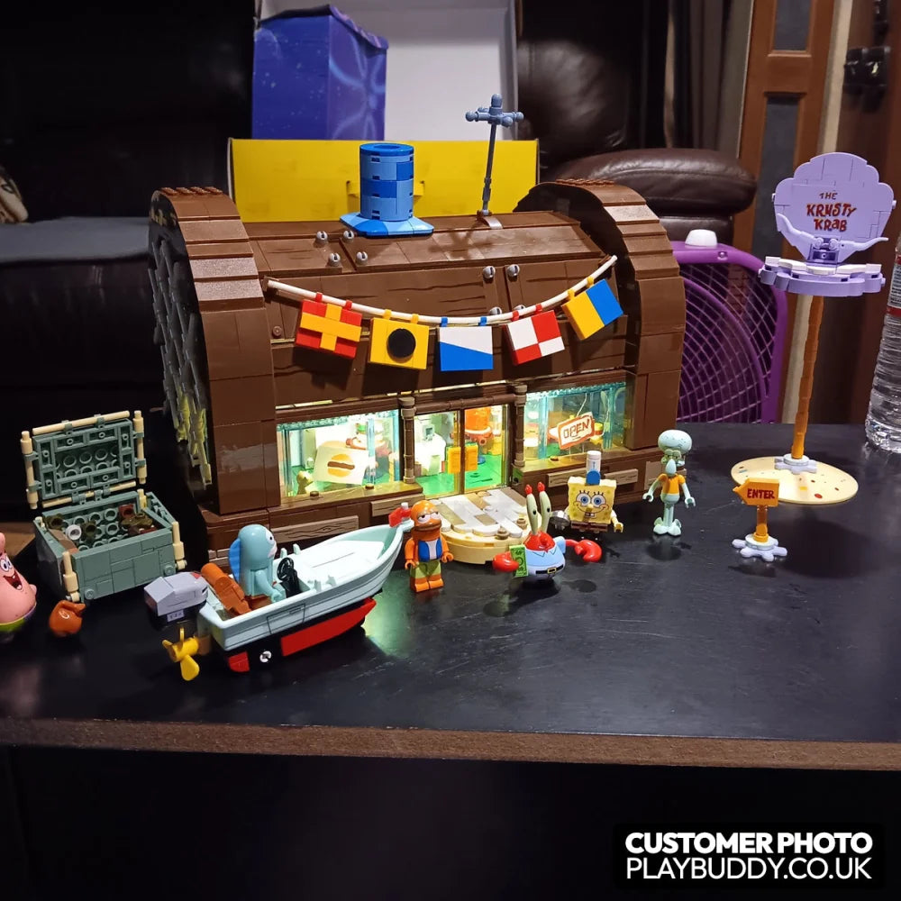 SpongeBob SquarePants Krusty Krab Building Blocks 3200PCS Boxed Krusty Krab / 3200 Pieces Building Blocks