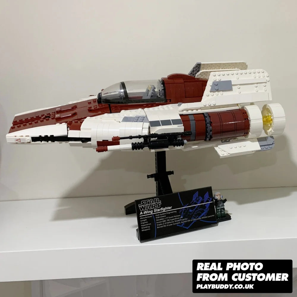 Star Wars A Wing Starfighter 75275 MOC Building Blocks Set Assembly Bricks A Wing Starfighter Building Blocks