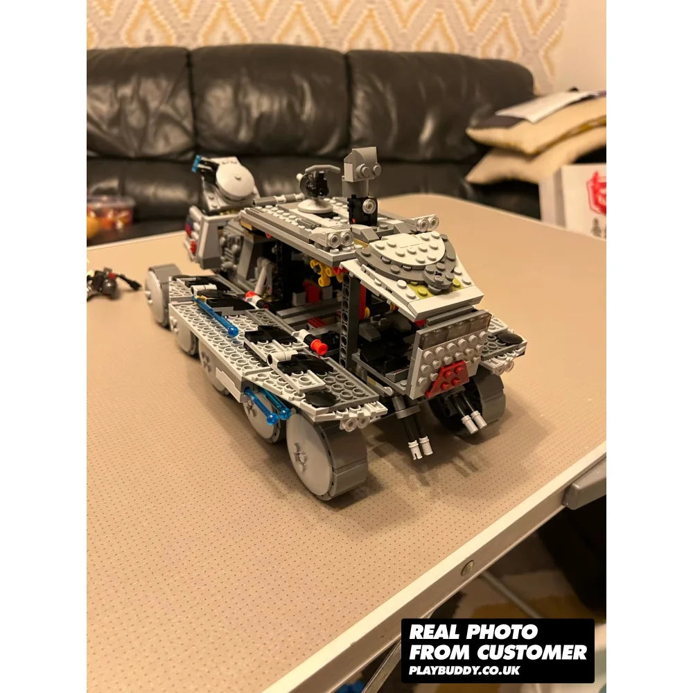 Star Wars Clone Turbo Tank Building Blocks Set MOC Bricks w/ Figures Clone Turbo Tank Building Blocks