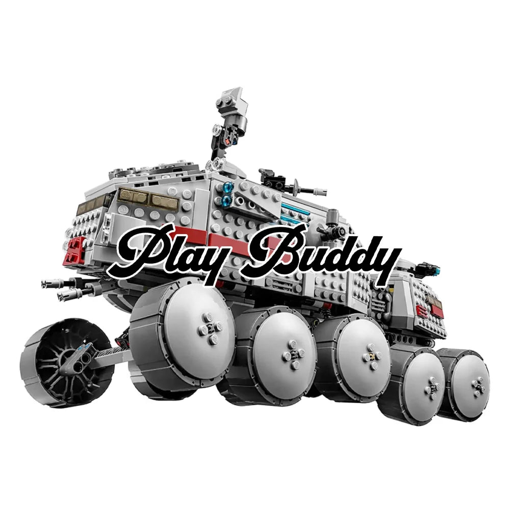 Star Wars Clone Turbo Tank Building Blocks Set MOC Bricks w/ Figures Clone Turbo Tank Building Blocks