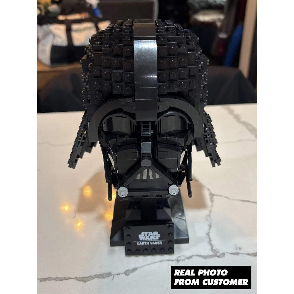 Star Wars Darth Vader Helmet Building Blocks Assembly Bricks For Kids & Adults Darth Vader Helmet / 834 Pieces Building