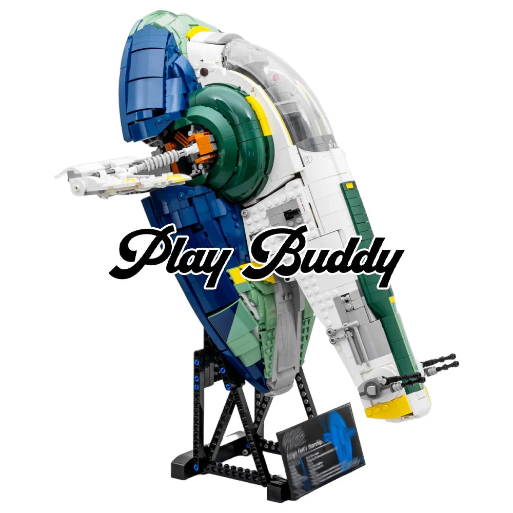 Star Wars Jango Fett’s Firespray Class Starship (75409) 2970PCS Building Blocks Jango Fett’s Firespray Class Starship