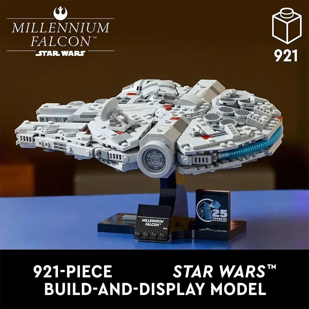 Star Wars: Millennium Falcon (75375) 921PCS Building Blocks Assembly Bricks Millennium Falcon Building Blocks