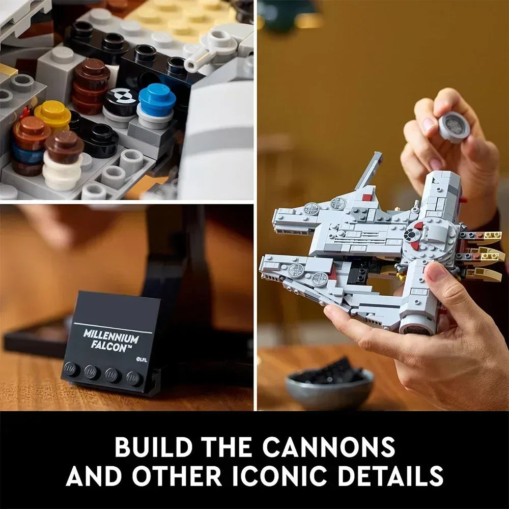 Star Wars: Millennium Falcon (75375) 921PCS Building Blocks Assembly Bricks Millennium Falcon Building Blocks