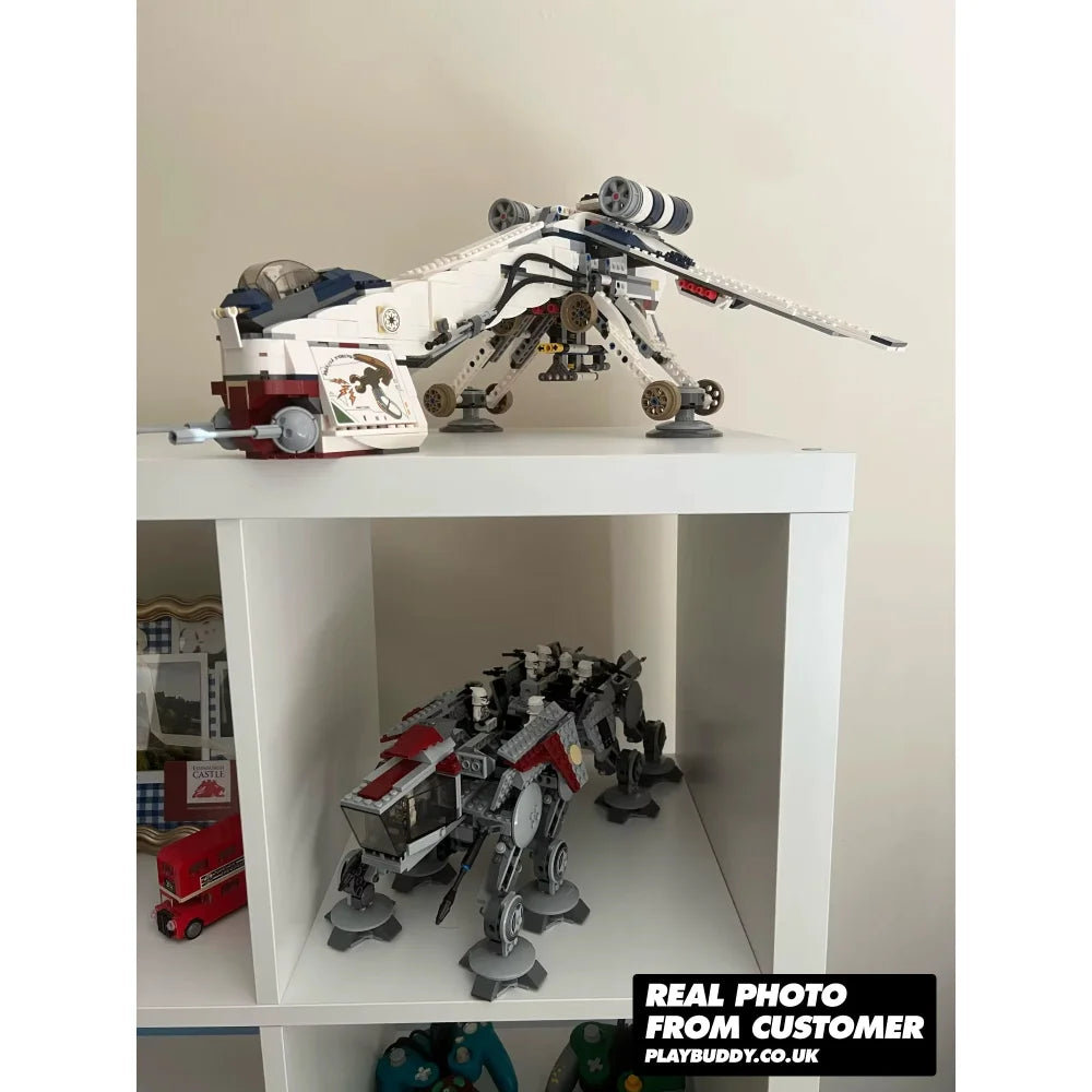 Star Wars Republic Dropship With AT OT Walker 1808PCS (10195) Building Blocks Republic Dropship With AT OT Walker