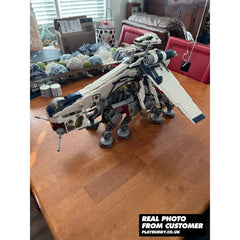 Star Wars Republic Dropship With AT OT Walker 1808PCS (10195) Building Blocks Republic Dropship With AT OT Walker