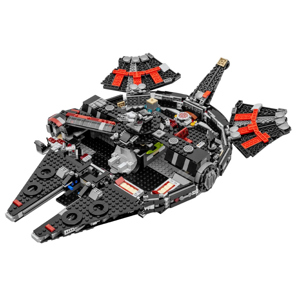 Star Wars The Dark Falcon Building Blocks 1579PCS (75389) w/ 6 Figures The Dark Falcon Building Blocks