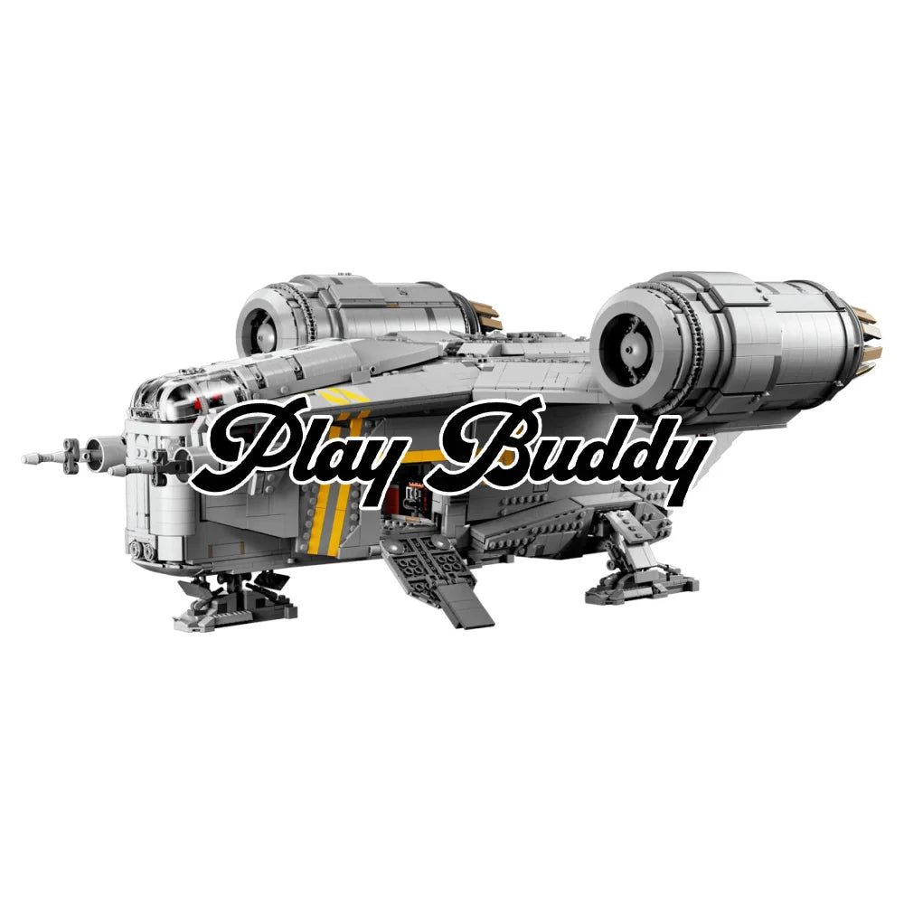 Star Wars The Razor Crest (75331) 6187PCS Building Blocks w/ 5 Figures Razor Crest Building Blocks