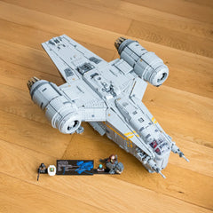 Star Wars The Razor Crest (75331) 6187PCS Building Blocks w/ 5 Figures Razor Crest Building Blocks