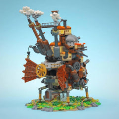 Studio Ghibli Howl’s Moving Castle Building Blocks Set 1249PCS MOC Bricks Howl’s Moving Castle Building Blocks