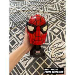Super Heroes Spider Man Mask Building Blocks Puzzle Children’s Toy Gift Spider Man Mask / 487 Pieces Building Blocks