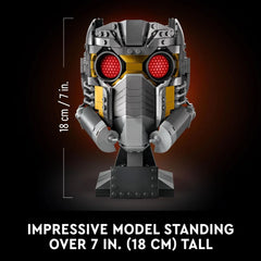 Super Heroes: Star Lord’s Helmet Building Blocks Set 600PCS Assembly Bricks Star Lord’s Helmet / 600 Pieces Building
