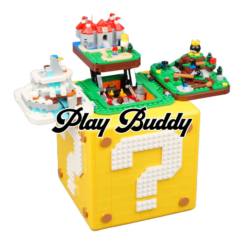 Super Mario 64 Question Mark Block (71395) Building Blocks Super Mario 2064PCS Super Mario 64 Question Mark Block