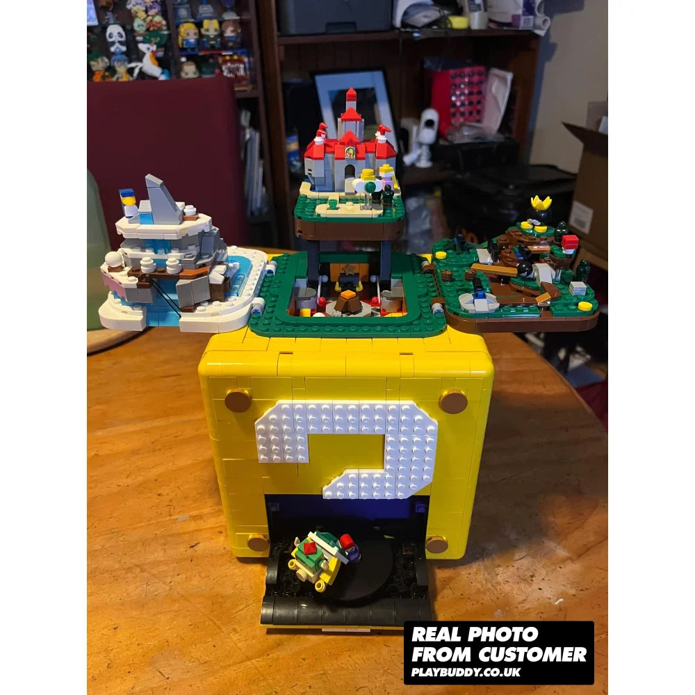 Super Mario 64 Question Mark Block (71395) Building Blocks Super Mario 2064PCS Super Mario 64 Question Mark Block