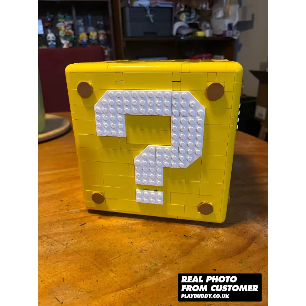 Super Mario 64 Question Mark Block (71395) Building Blocks Super Mario 2064PCS Super Mario 64 Question Mark Block