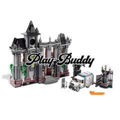 Superhero Batman Arkham Asylum Breakout 1619PCS Building Blocks with Figures Arkham Asylum Breakout Building Blocks