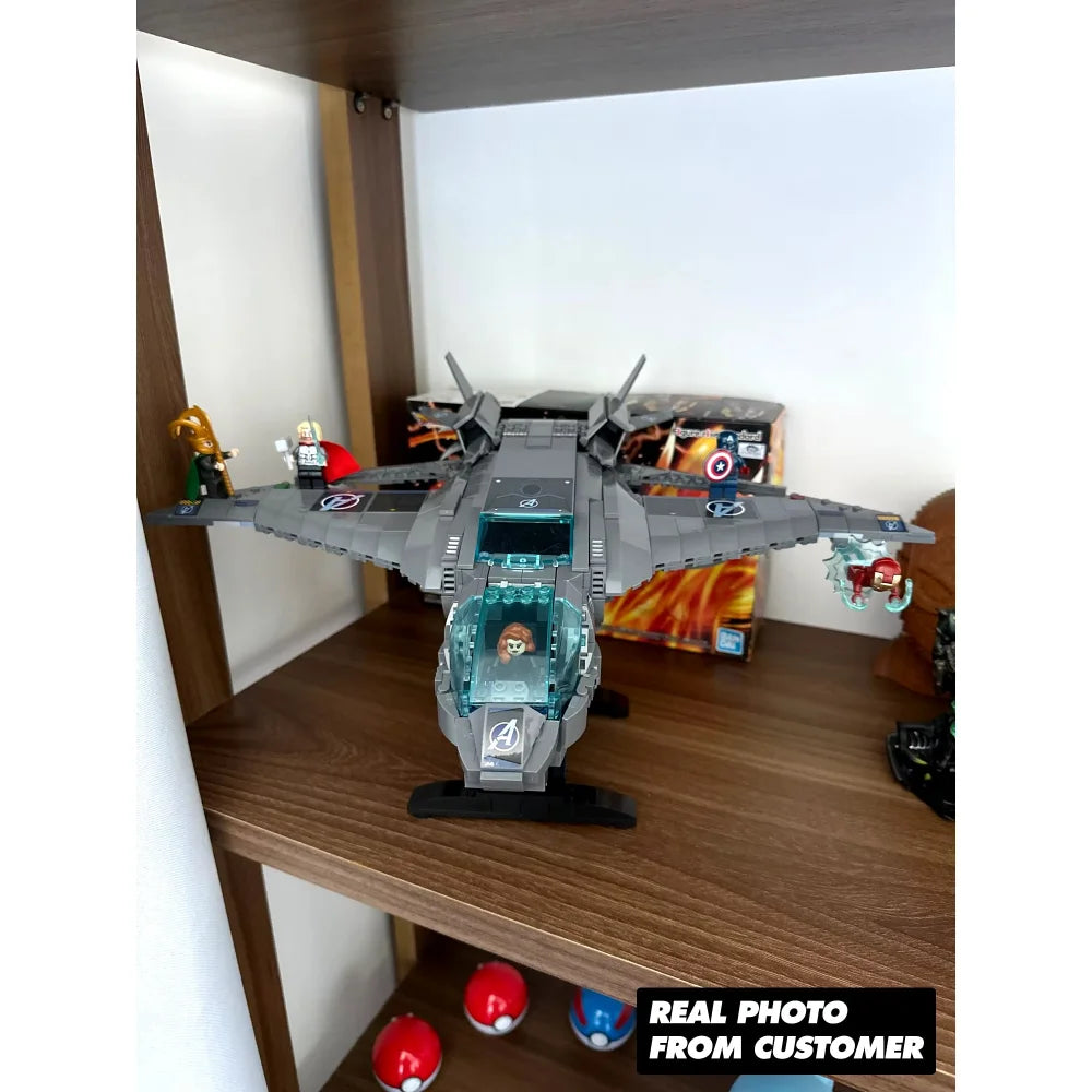 The Avengers Quinjet Building Blocks Bricks Set Space Battle Fighter Jet 795PCS no box Building Blocks