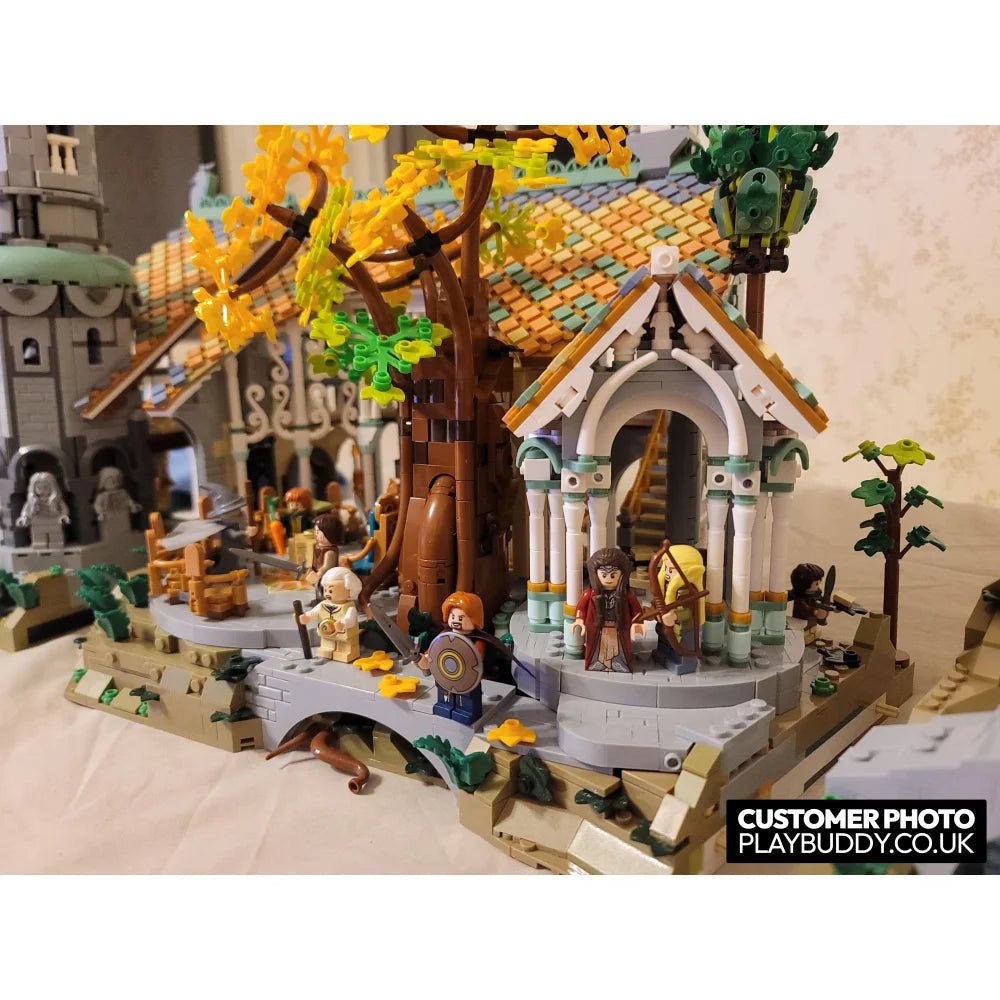 The Lord of the Rings: Rivendell (10316) Building Blocks 6167PCS w/ 15 Figures Rivendell Building Blocks