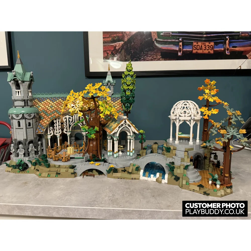 The Lord of the Rings: Rivendell (10316) Building Blocks 6167PCS w/ 15 Figures Rivendell Building Blocks