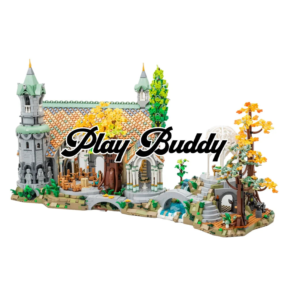 The Lord of the Rings: Rivendell (10316) Building Blocks 6167PCS w/ 15 Figures Rivendell Building Blocks