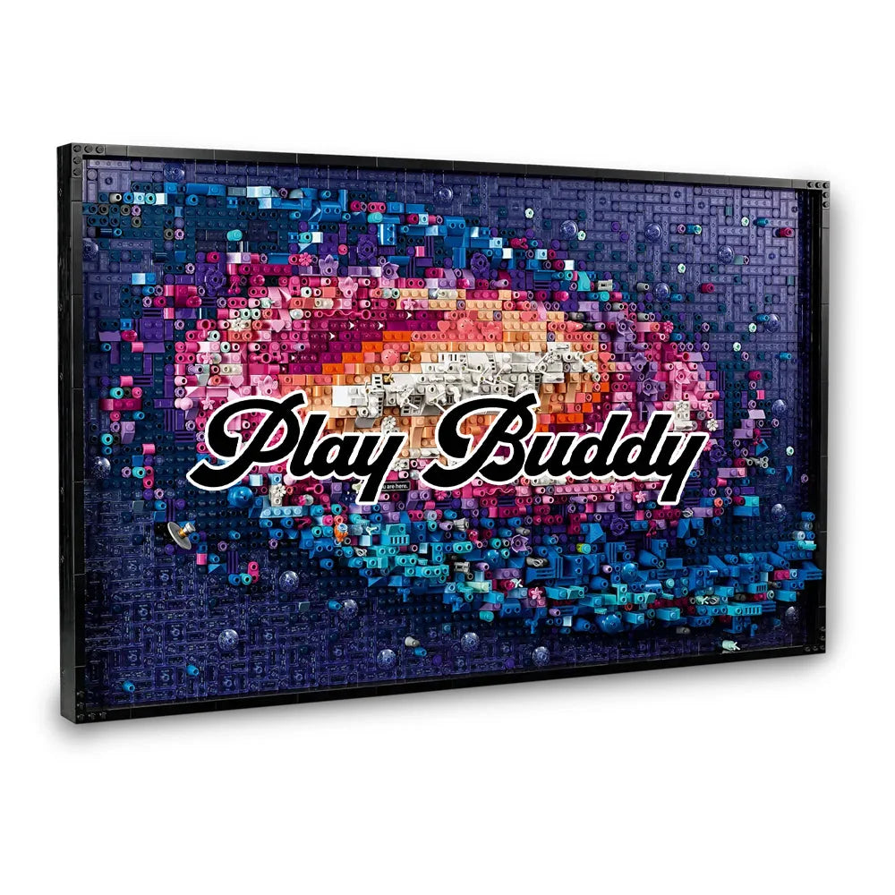 The Milky Way Galaxy Wall Art Painting (31212) 3091PCS Building Blocks The Milky Way Galaxy / 3091 Pieces Building