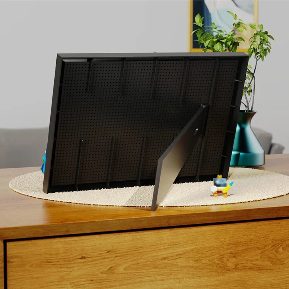 The Starry Night Building Blocks Model Van Gogh Display Micro Mini Build 1731PCS The Starry Night Building Blocks