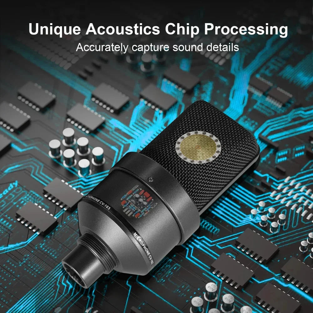 TLM-103 XLR Studio Set Microphone Professional Cardioid Studio Mic for Recording Microphone