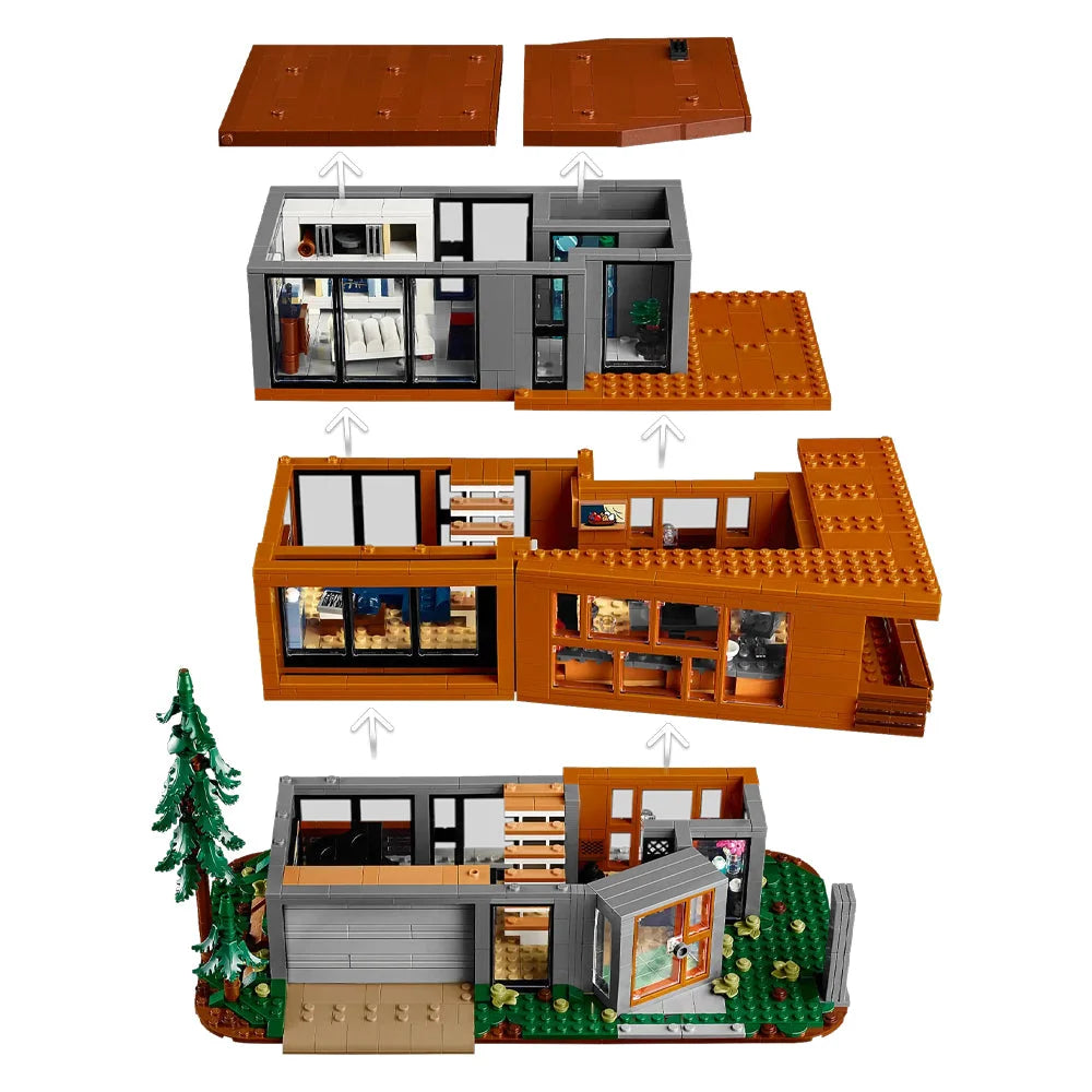 Twilight The Cullen House 2001PCS Building Blocks (21354) w/ 7 Figures Twilight The Cullen House / Included Building